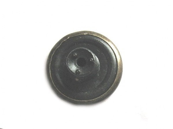 Knoflík Jeans staromosaz vel. 26 (průměr 17mm)