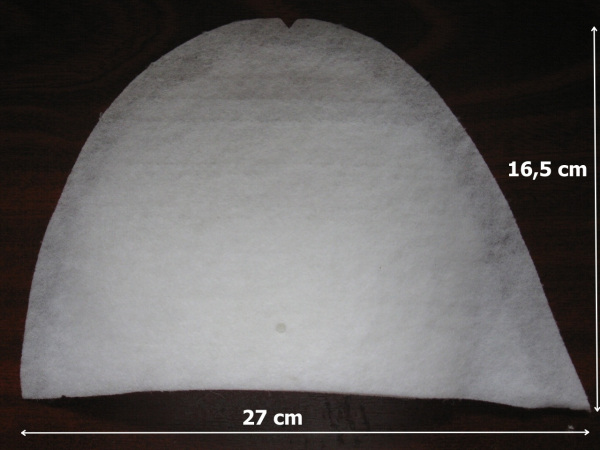 Vycpávky tloušťka 16 - 18mm filcové