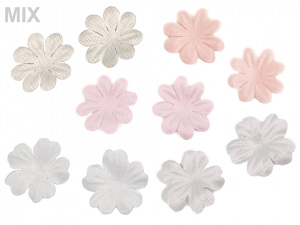 Polotovar k výrobě květů Ø15 mm, Ø16 mm, Ø18 mm saténový