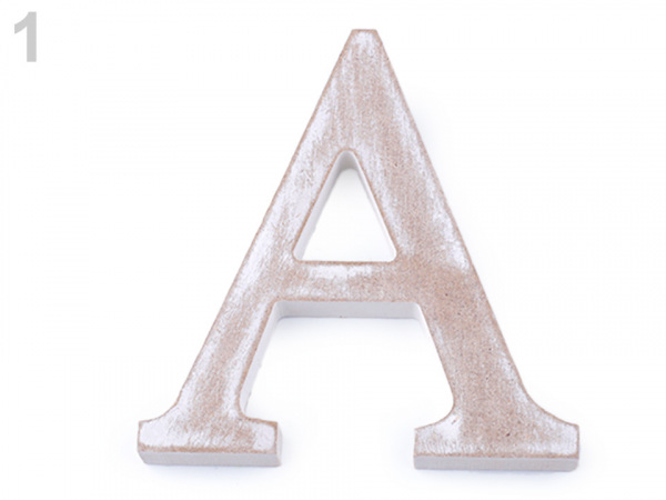 Dřevěná písmena abecedy vintage