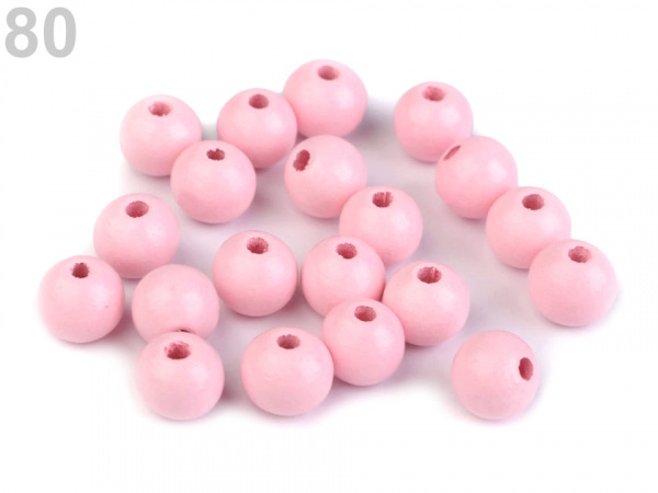 Dřevěné korálky Ø10 mm