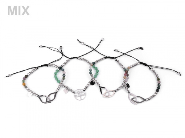 Náramek z nerezové oceli strom života, rty