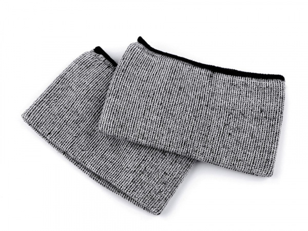 Elastické bezešvé bavlněné náplety na rukávy 5,5x20 cm