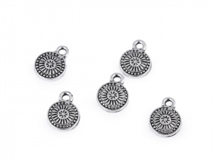 Mini přívěsek mandala Ø8 mm