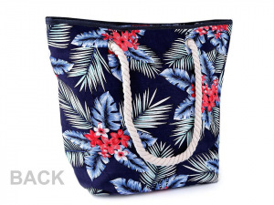 Letní / plážová taška květy 41x51 cm