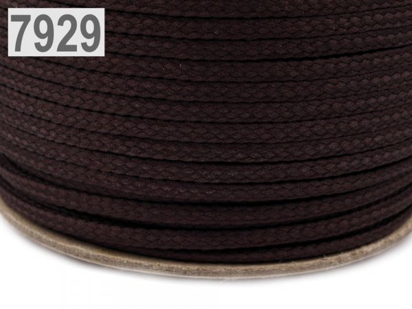 Oděvní šňůra PES Ø4 mm ČESKÝ VÝROBEK