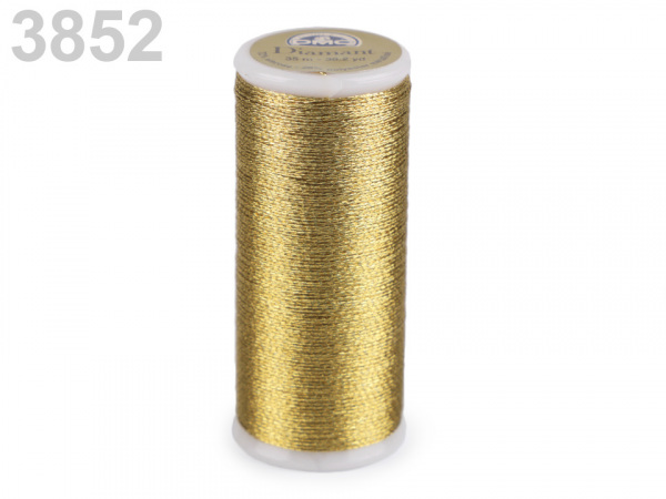 Metalická nit DMC Diamant k vyšívání 35 m