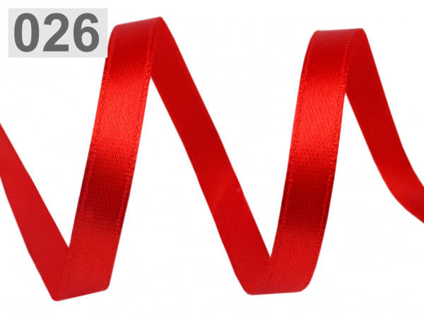 Atlasová stuha šíře 9 mm POL