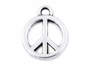Přívěsek peace Ø12 mm