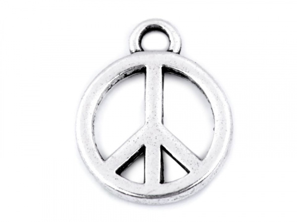 Přívěsek peace Ø12 mm