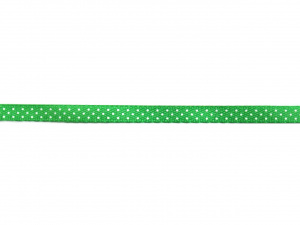 Stuha atlasová puntík šíře 7 mm