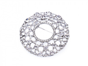 Brož / svatební ozdoba na kytice