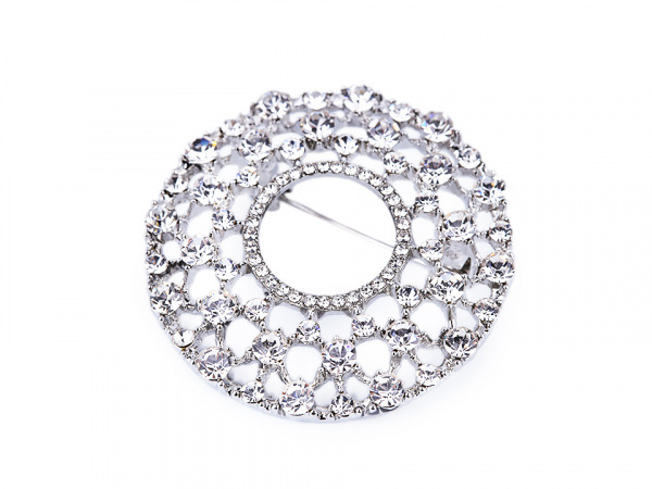 Brož / svatební ozdoba na kytice