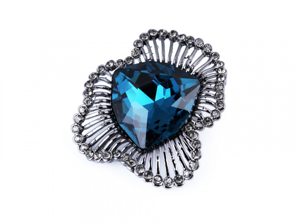 Brož s broušeným kamenem