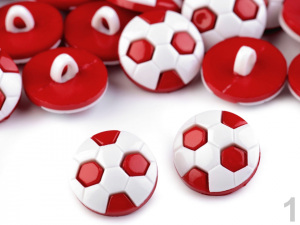 Knoflík dětský velikost 24 kopací míč