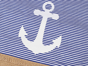 Vak na záda námořnický kotva 32x42 cm