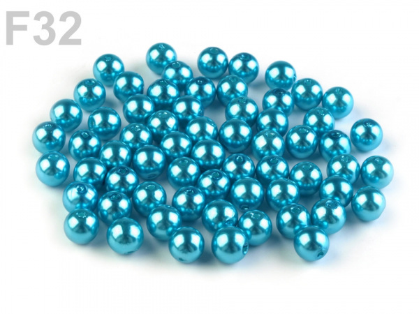 Plastové korálky Glance Ø8 mm