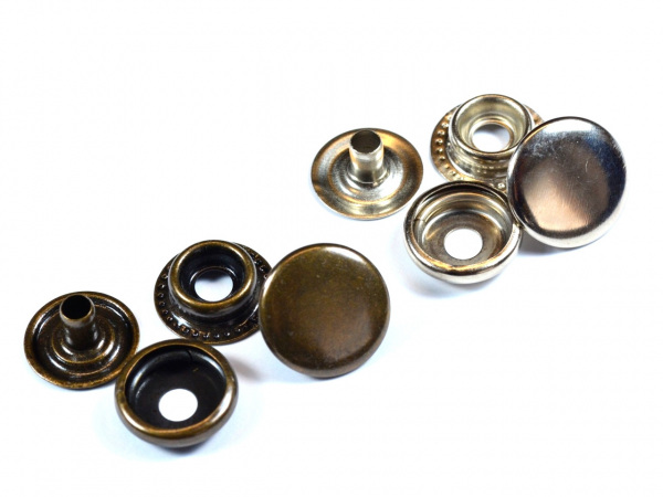 Auto moto Ø15 mm (AM6) - sypané stříbro, staromosaz