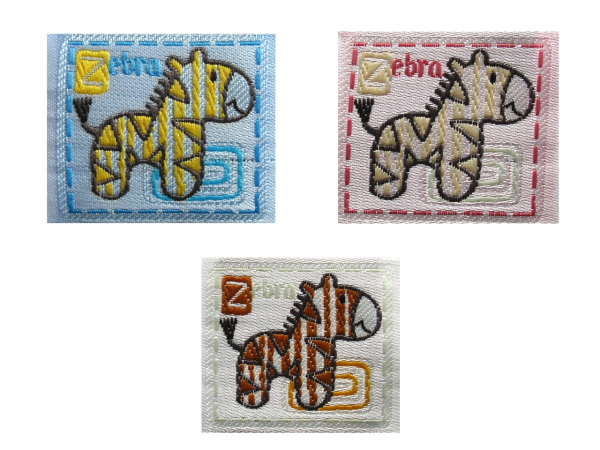 Nášivka - zebra 35x35 mm