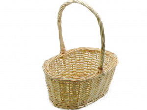 Proutěný košík s uchem