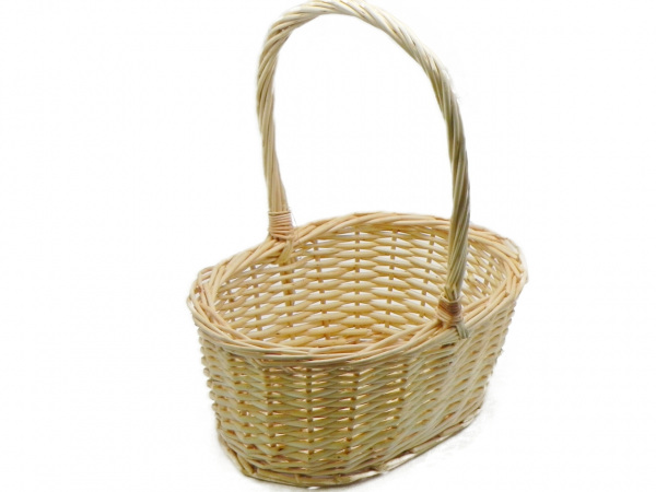 Proutěný košík s uchem