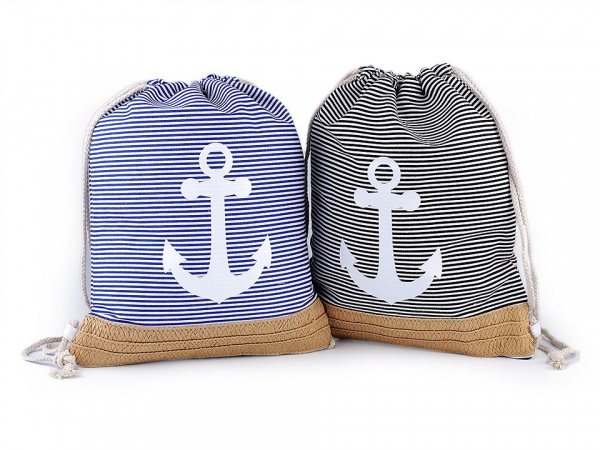 Vak na záda námořnický kotva 32x42 cm