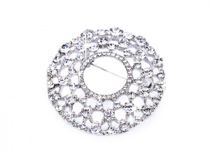 Brož / svatební ozdoba na kytice