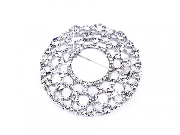 Brož / svatební ozdoba na kytice