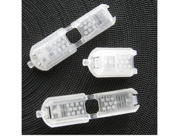 Koncovka zamačkávací černá 15x9mm