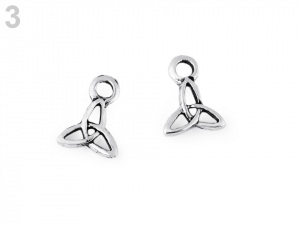 Mini přívěsek peace, hvězda, triquetra