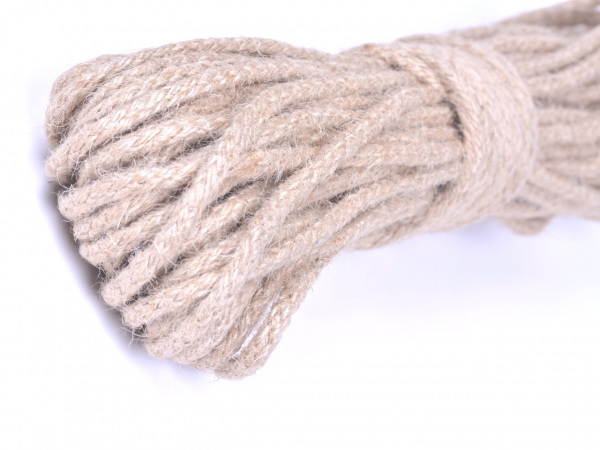 Šnůra pletená JUTOVÁ 3mm