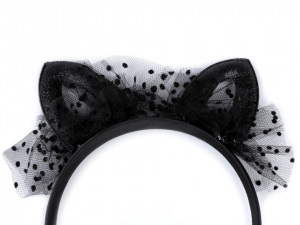 Karnevalová čelenka - kočka