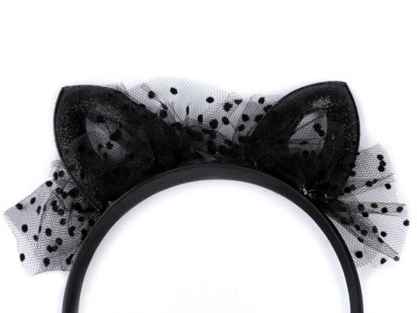 Karnevalová čelenka - kočka