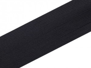 Pruženka hladká šíře 50 mm galonová bílá a černá POL