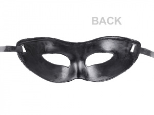 Karnevalová maska - škraboška semišová k dozdobení