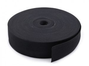 Pruženka hladká šíře 50 mm galonová bílá a černá POL