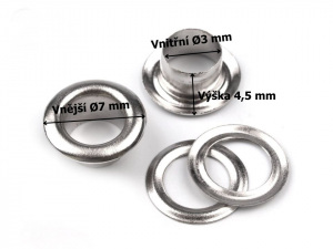 Průchodky sypané 3 mm