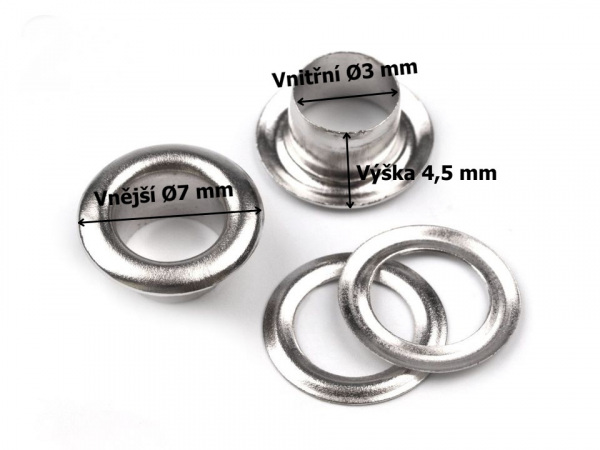 Průchodky sypané 3 mm