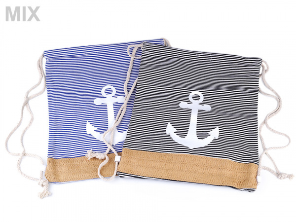 Vak na záda námořnický kotva 32x42 cm