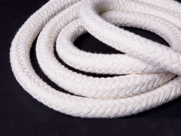 Šnůra pletená BAVLNA 8 mm