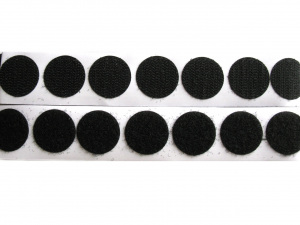 Suchý zip samolepicí - kolečka Ø 25 mm