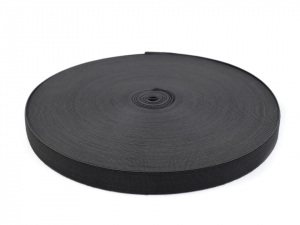 Pruženka šíře 20 mm galonová bílá a černá POL