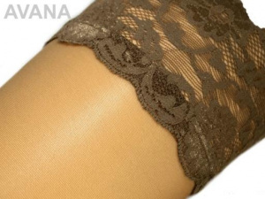 Punčochy dámské Calze samodržící 20den