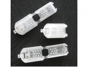 Koncovka zamačkávací černá 20x11mm