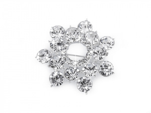 Brož / svatební ozdoba na kytice