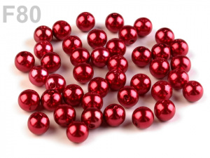 Plastové korálky Glance Ø8 mm