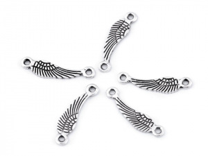 Ozdobný díl andělské křídlo 5x20 mm