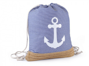 Vak na záda námořnický kotva 32x42 cm