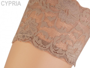 Punčochy dámské Calze samodržící 20den