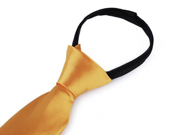 Saténová párty kravata jednobarevná